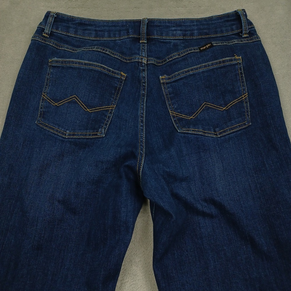 Wrangler Jeans Womens 12 Blue Denim Bootcut Western Workwear Casual - Picture 6 of 9